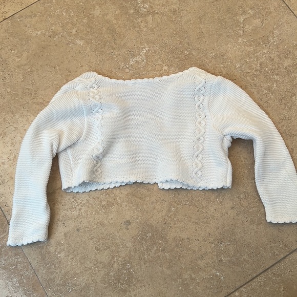 Sarah Louise White Cardigan Size 18m - Picture 6 of 6